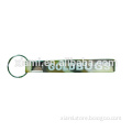high sale mix color embossed words make your own silicone keychain